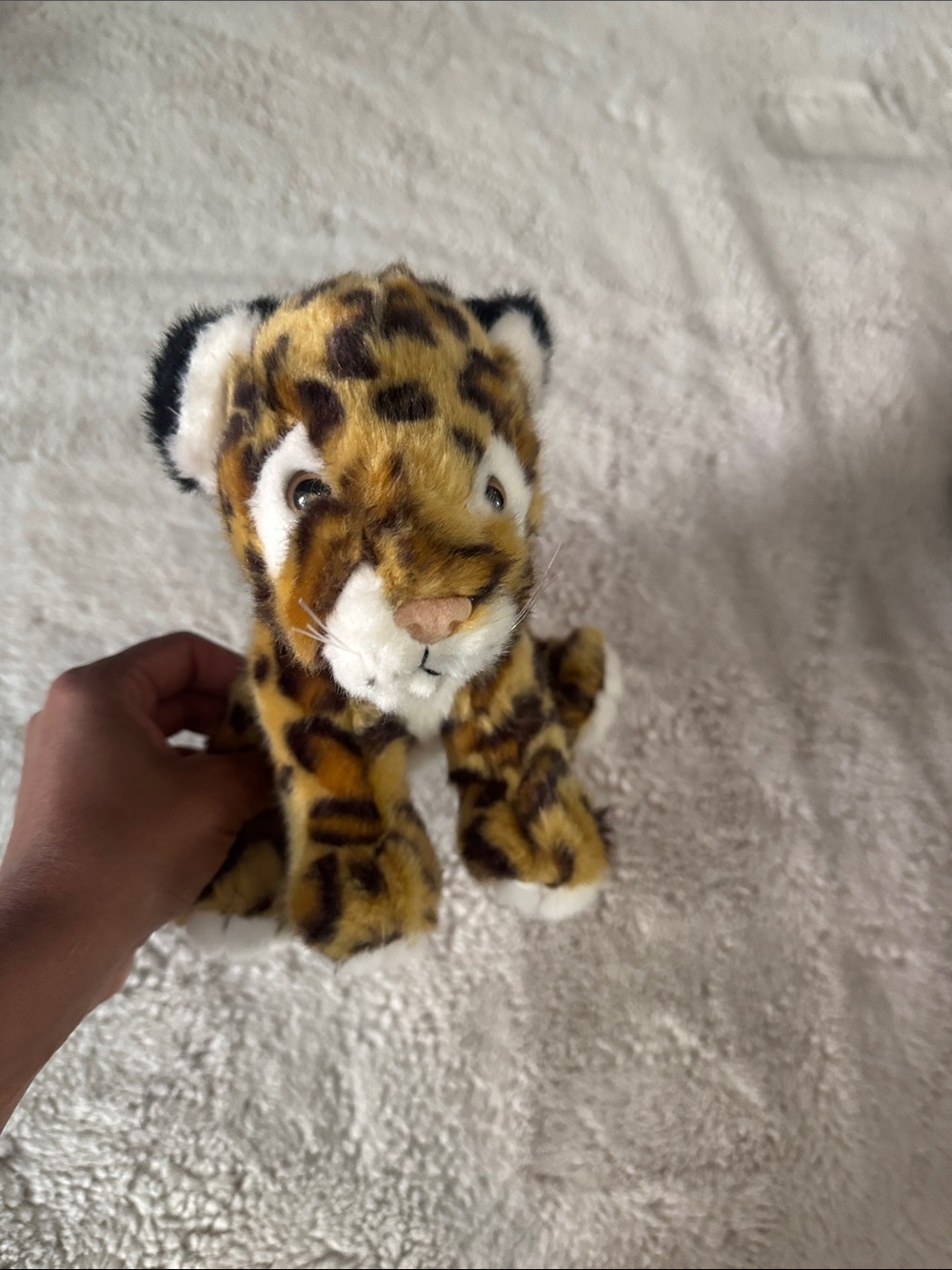 Plush Leopard Stuffed Animal - Brown Spotted Comfort Toy